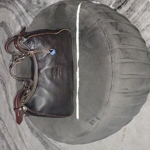 Dooney and Bourke Brown vintage 1975  Pebble leather Hobo handbag